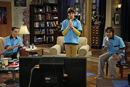 Still of Simon Helberg, Jim Parsons and Kunal Nayyar in Didziojo sprogimo teorija (2007)