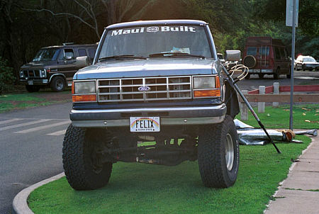 Felix - my 1989 lifted Ranger - (Kanaha, Maui)