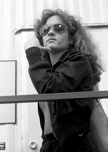 Teena Marie backstage at Funk Fest at the Los Angeles Memorial Coliseum