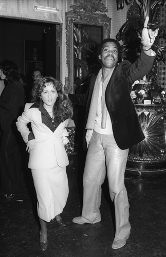 Teena Marie and Cuba Gooding Sr. at a BRE Music Conference in Los Angeles