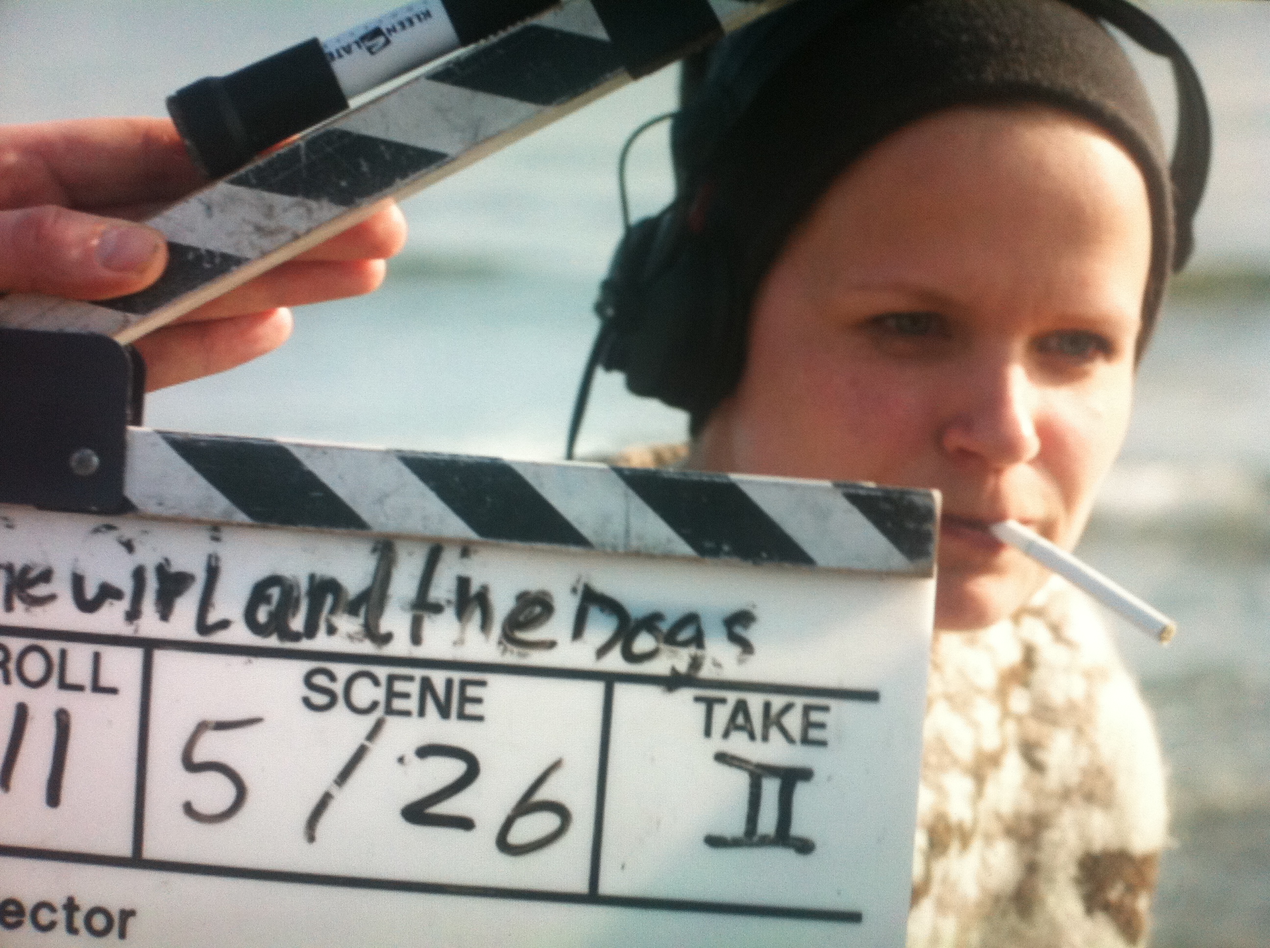 On the shoot of The Girl and the Dogs.