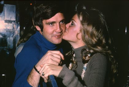 Farrah Fawcett and Lee Majors