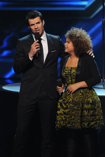 Still of Steve Jones and Rachel Crow in The X Factor (2011)