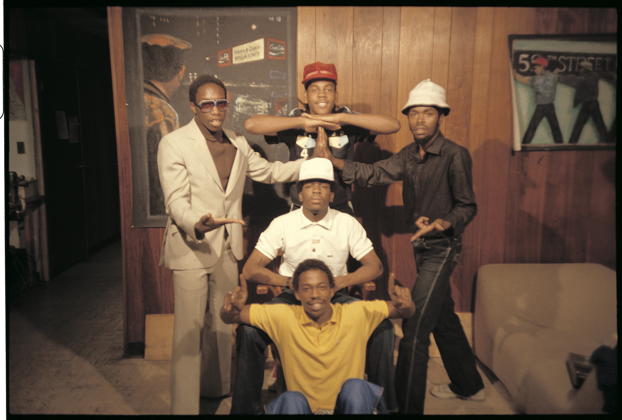 Still of Charlie Chase, Grandmaster Caz, J.D.L., Easy A.D. and Almighty K.G. in Wild Style (1983)