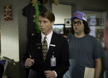 Still of Judah Friedlander and Jack McBrayer in 30 Rock (2006)