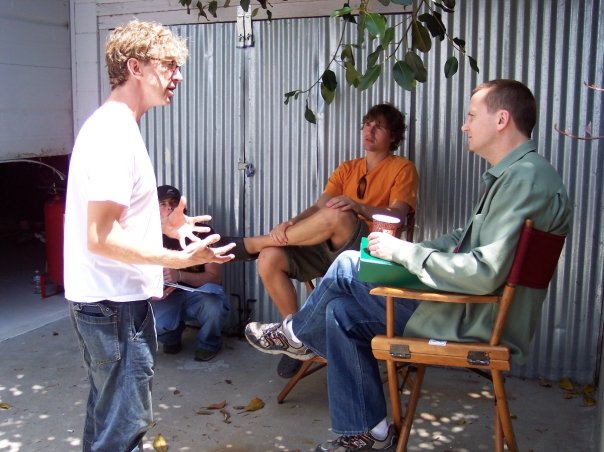 Andy Dick, Marshall Cook, and Michael Hitchcock in 