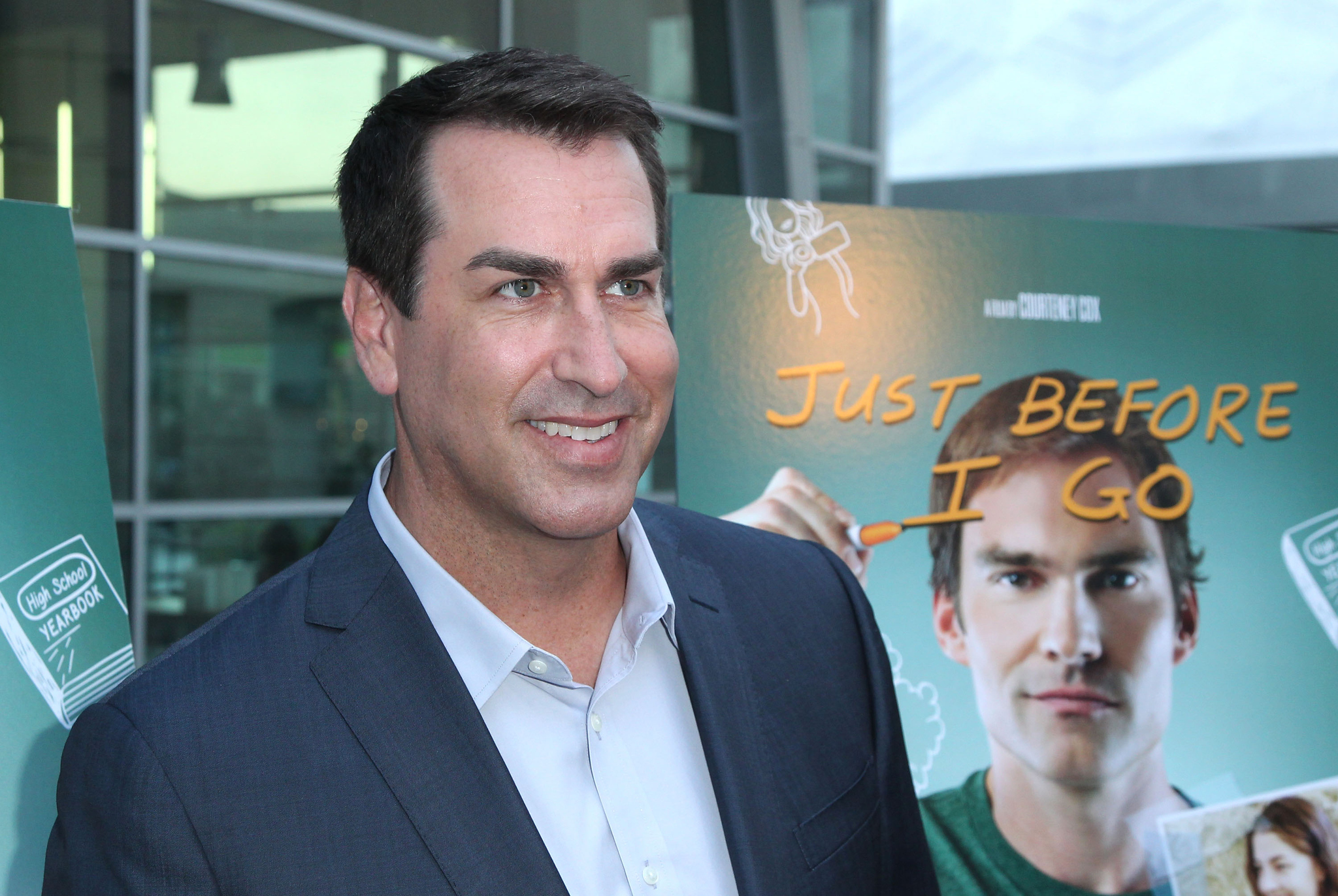 Rob Riggle at event of Just Before I Go (2014)