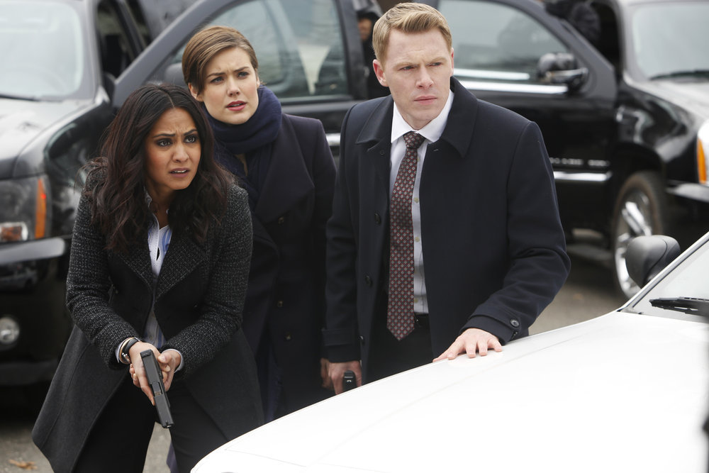 Still of Parminder Nagra, Megan Boone and Diego Klattenhoff in The Blacklist (2013)