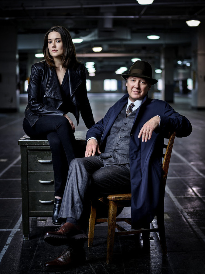 Still of James Spader and Megan Boone in The Blacklist (2013)