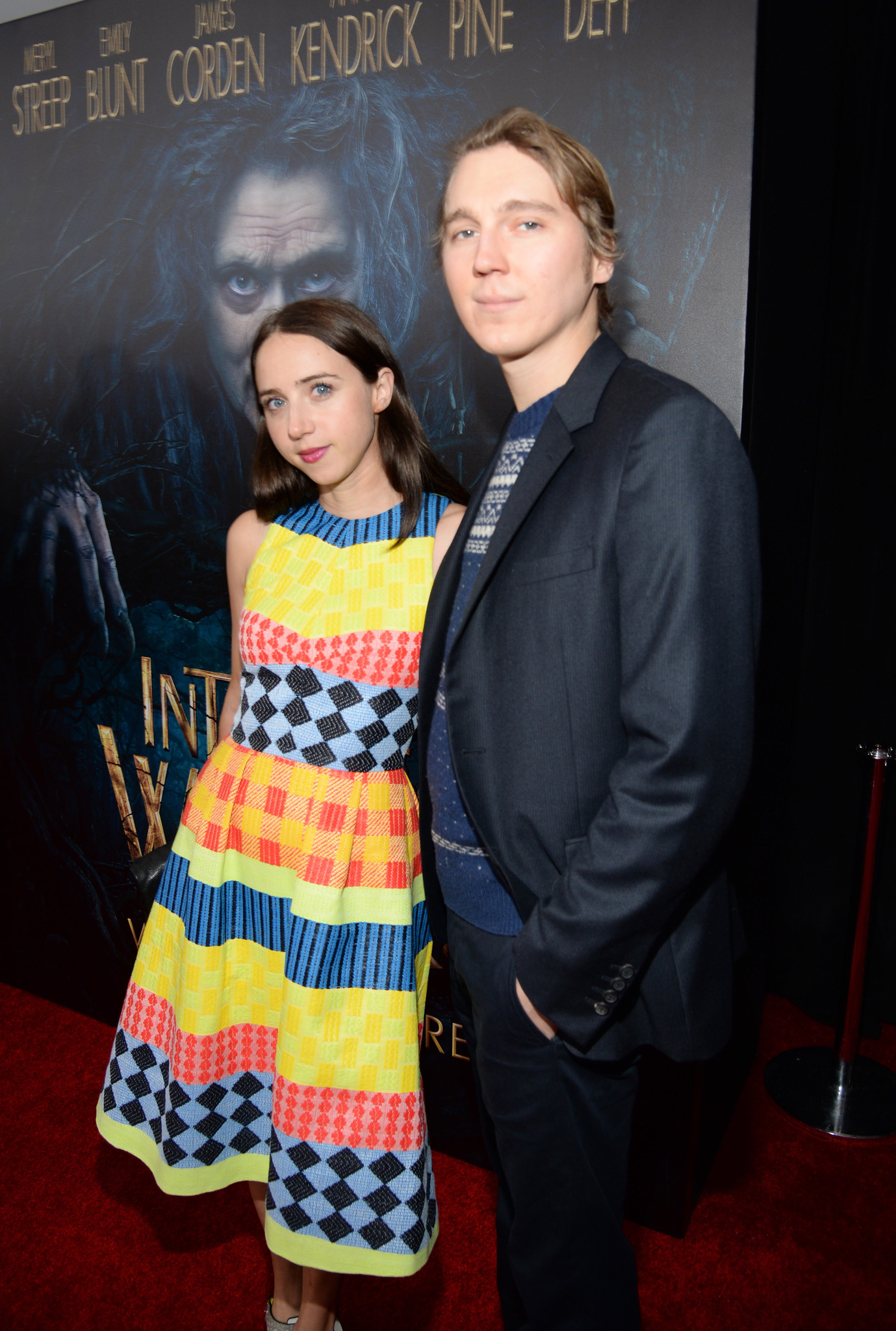 Paul Dano and Zoe Kazan at event of Into the Woods (2014)