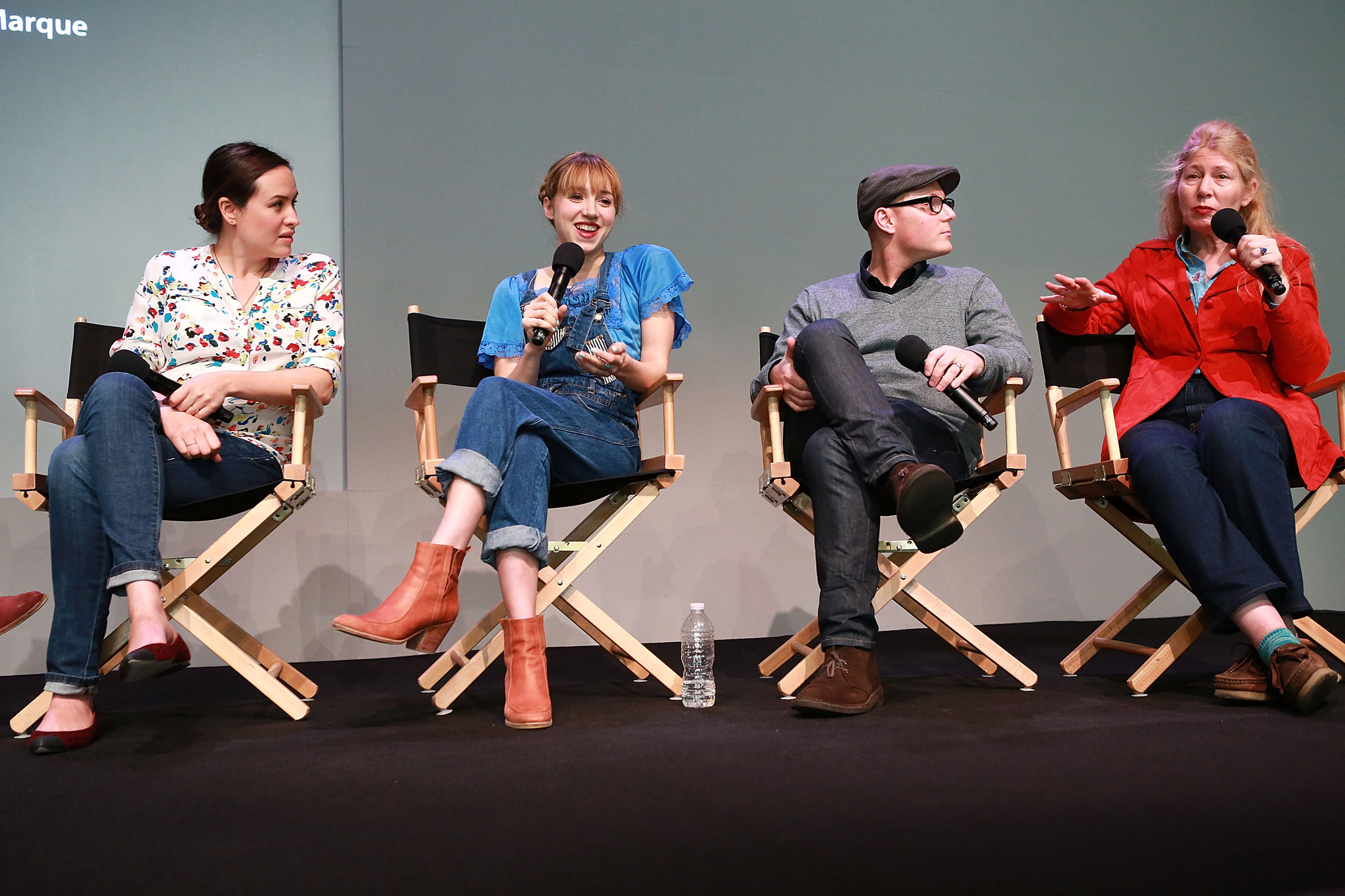Robin Schorr, Zoe Kazan, Steven J. Berger and Jenée LaMarque at event of The Pretty One (2013)