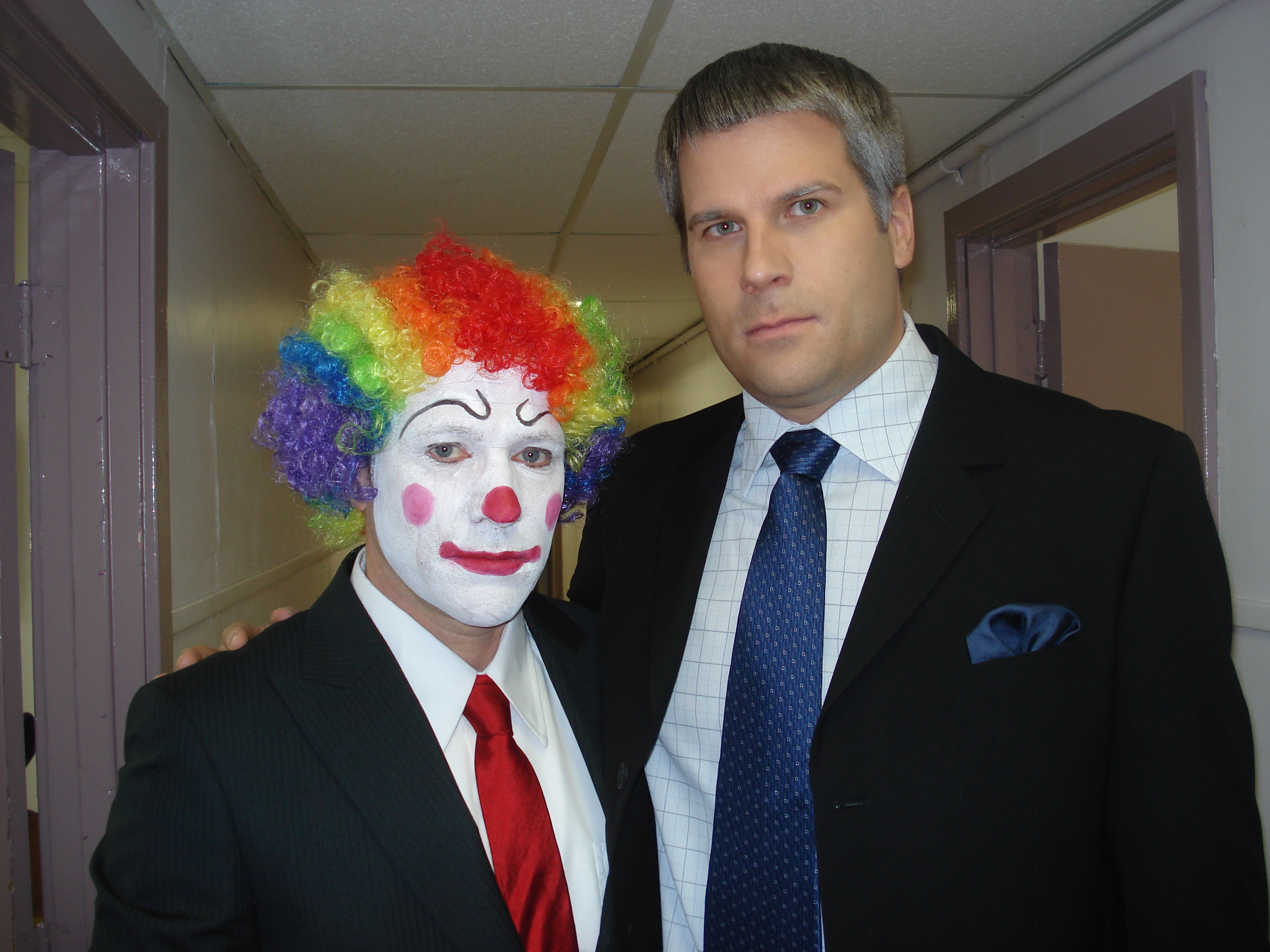 As President Clown on Hotbox comedy series.