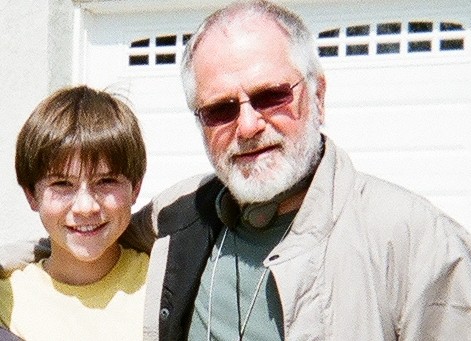 Wyatt Smith and director Tom Wright on set of 