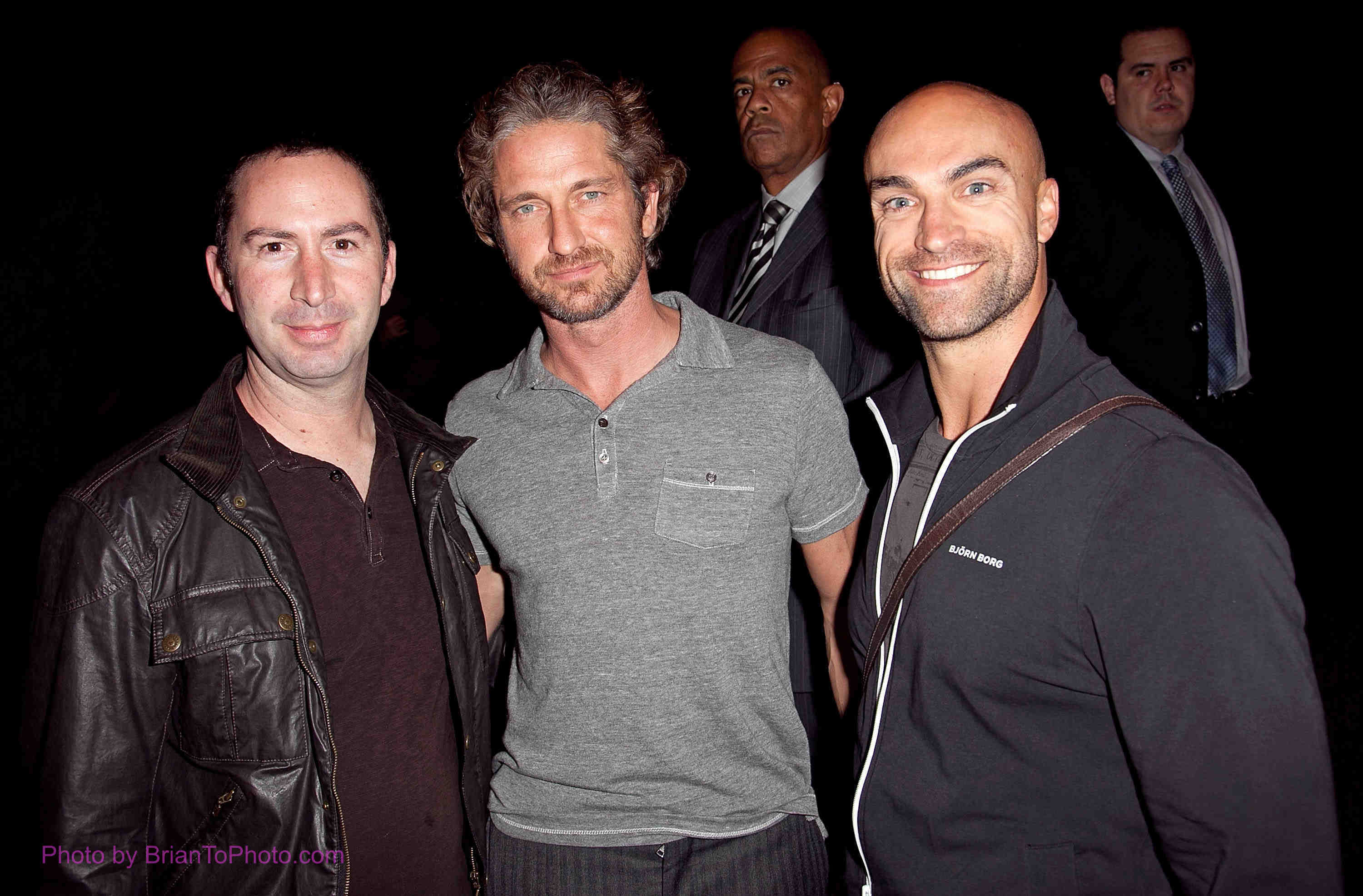 Tony Bringas, Gerard Butler and Paul Duke