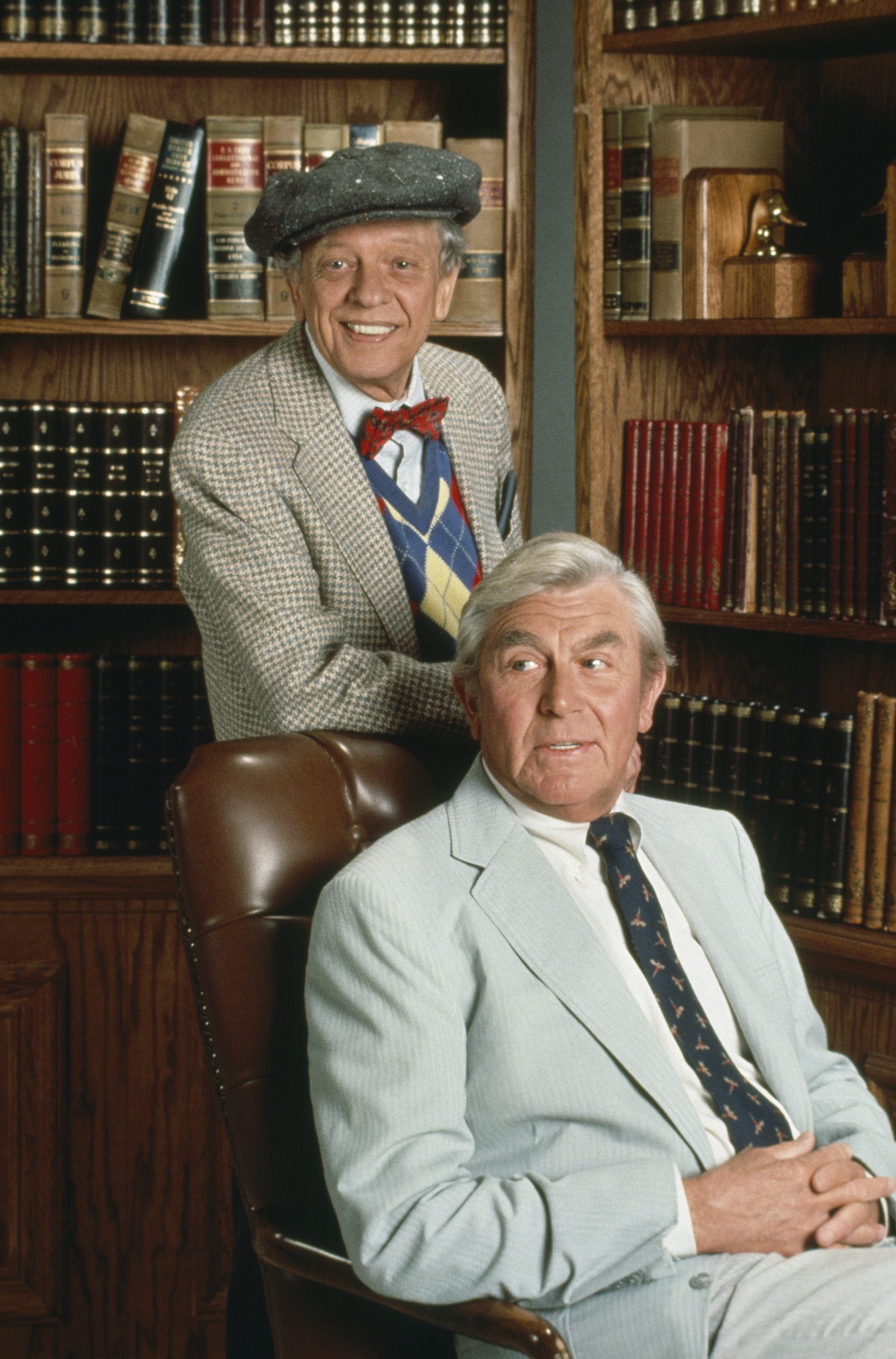 Still of Andy Griffith and Don Knotts in Matlock (1986)