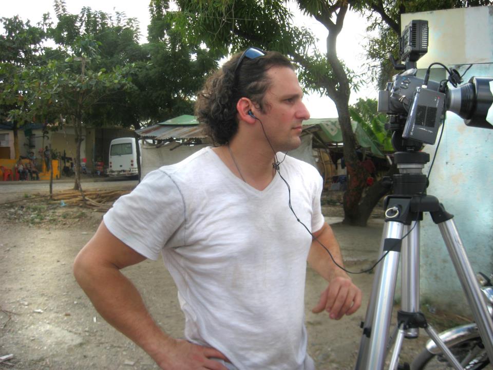 JoeFloccari shooting a documentary in the Dominican Republic... Some situations call for smaller cameras... Using a Canon HV40 in a Barrio near the Hatian Border.