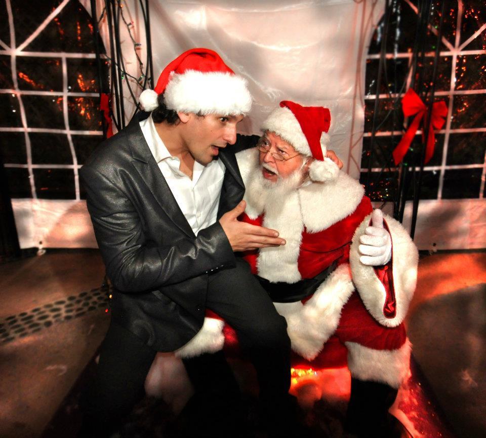 Joe Floccari with Santa Claus