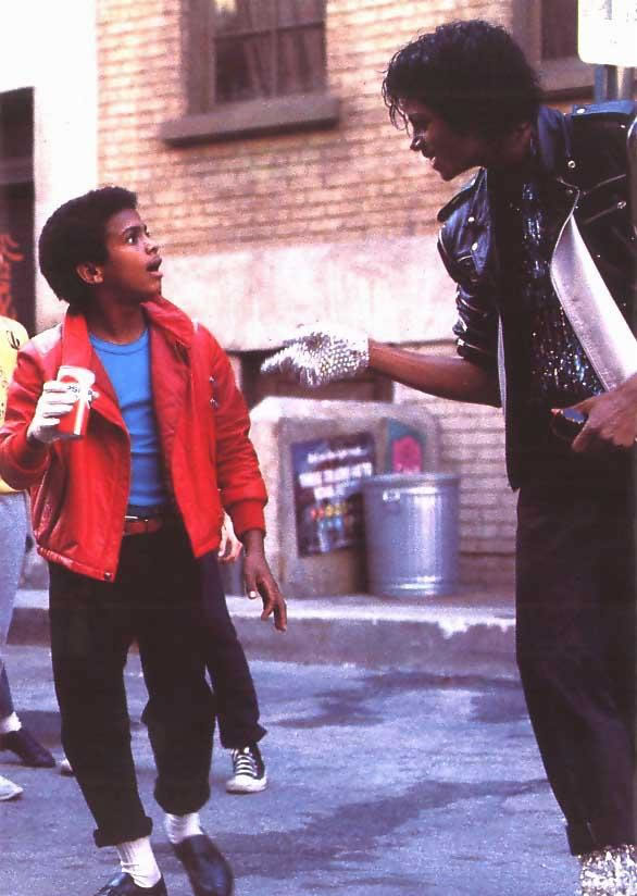 Alfonso Ribeiro & Michael Jackson in the 1984 Pepsi Commercial.