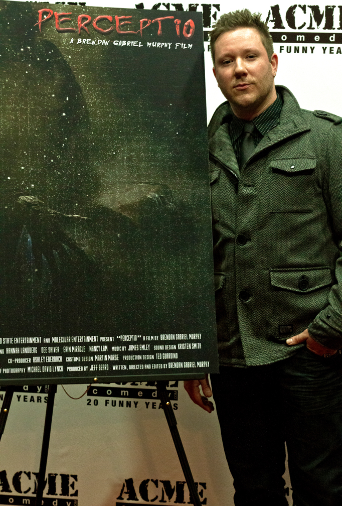 Director Brendan Gabriel Murphy on the red carpet at the premiere for his film 