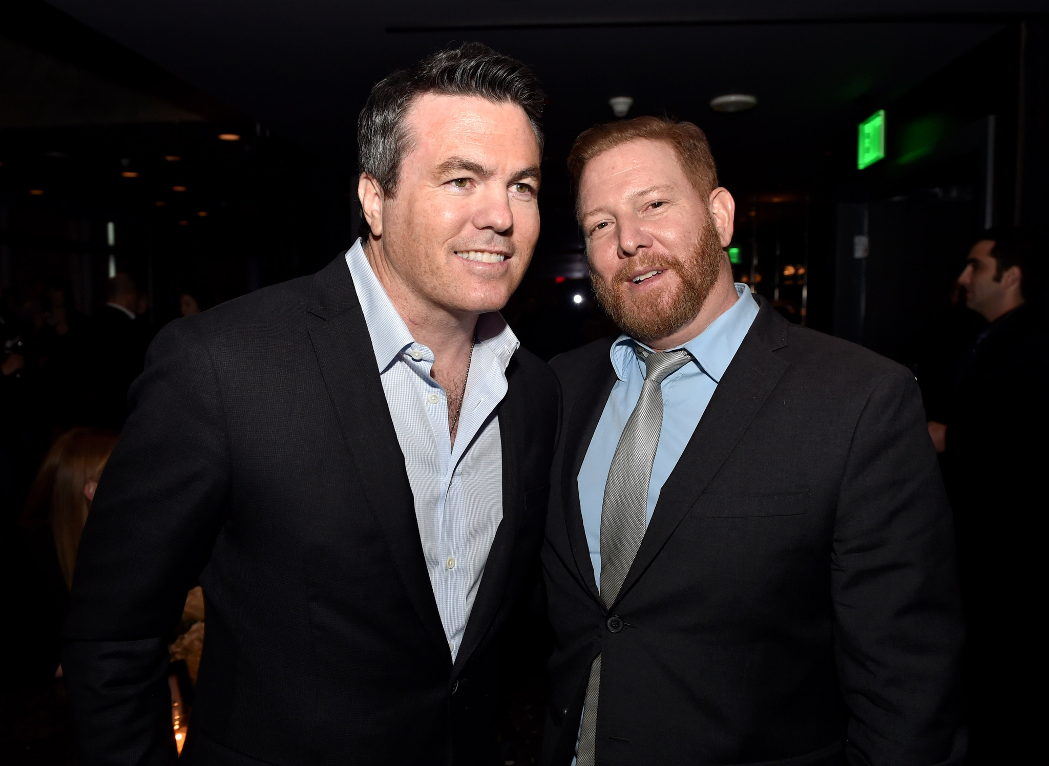 Tucker Tooley and Ryan Kavanaugh at event of Black or White (2014)