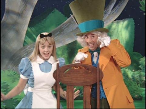 Aimee as Alice in Disney's Alice in Wonderland 