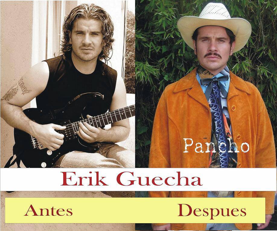 Erik Guecha before and after Pancho in 