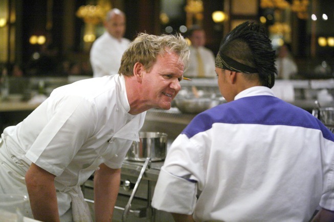 Still of Gordon Ramsay in Hell's Kitchen (2005)