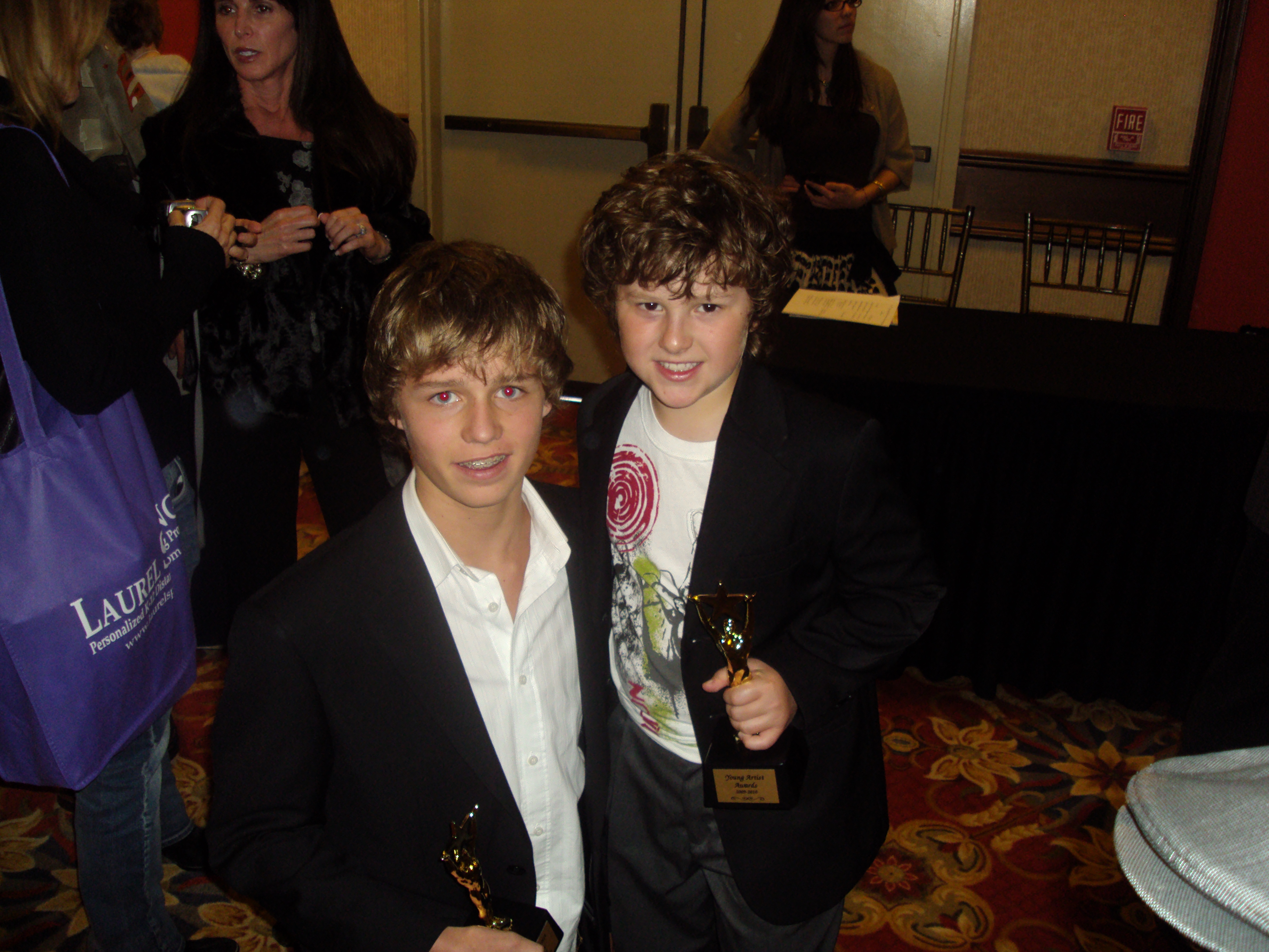 Ty Wood & Nolan Gould at The Young Artist Awards 2010.