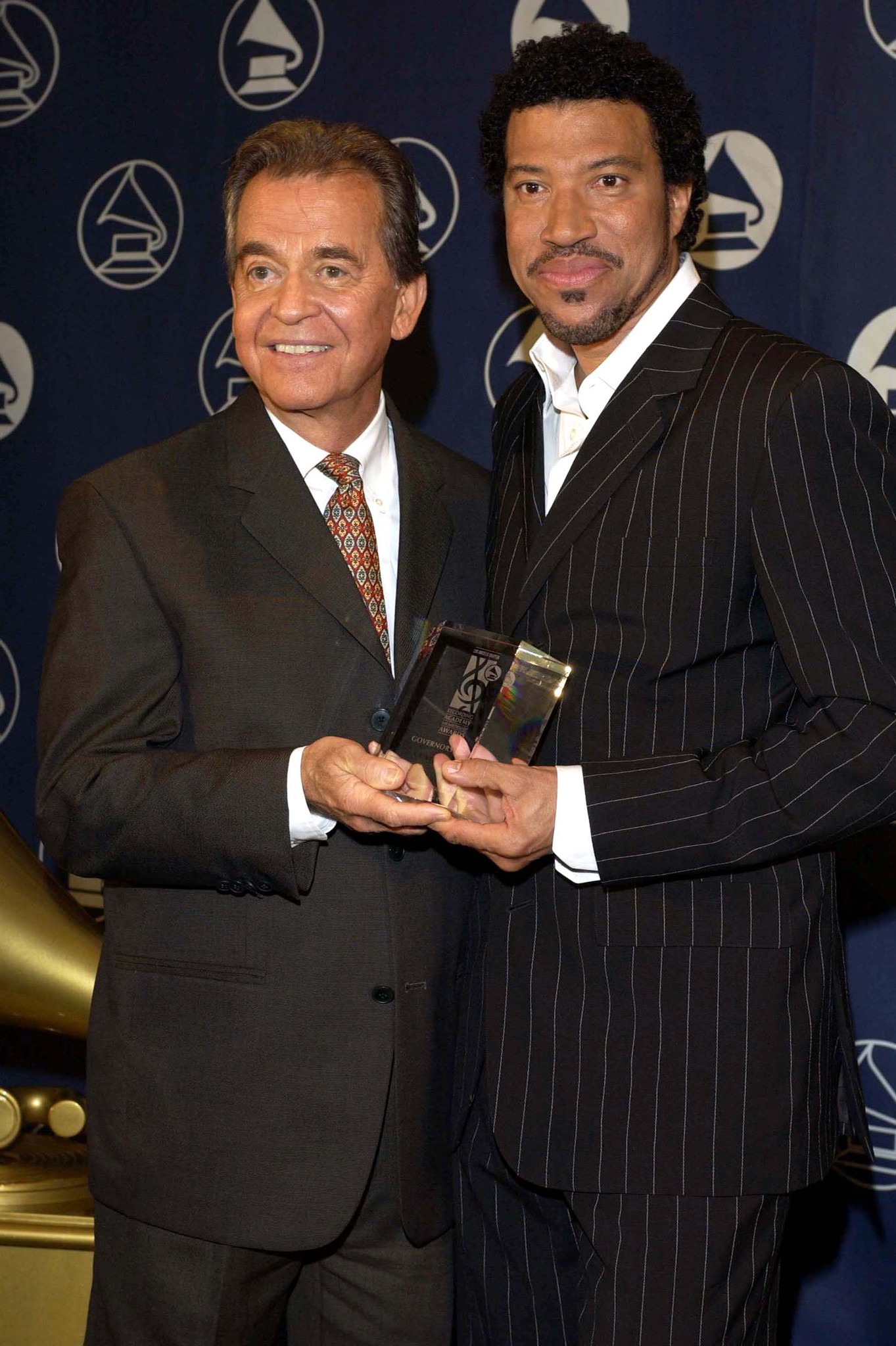 Lionel Richie and Dick Clark