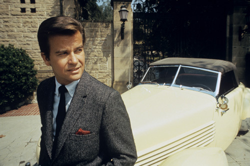 Dick Clark and his 1938 Cord 810 circa 1970