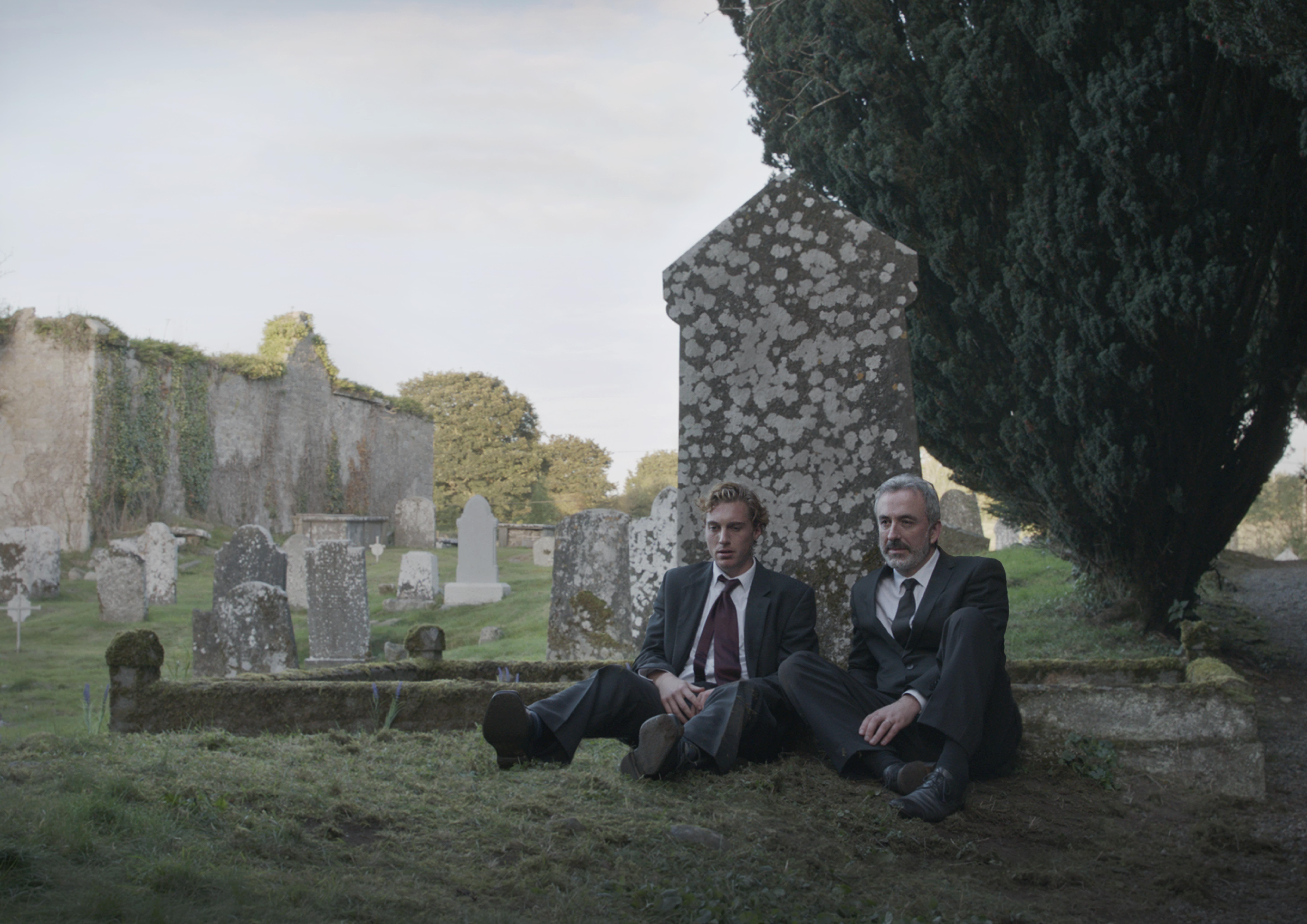 Still of Declan Conlon, Rory Fleck-Byrne and B. Welby-Delimere in Bodies (2015)