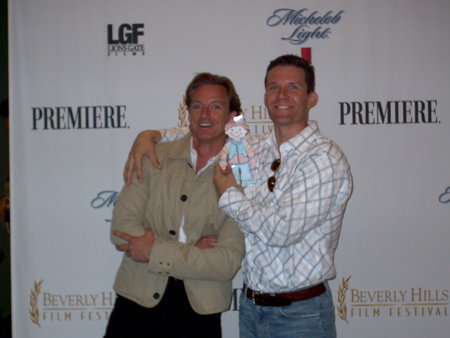 Producers Ralf Mosig and Eric Presley at the Beverly Hills Film Festival screening of Volare directed by Tamela D'Amico.