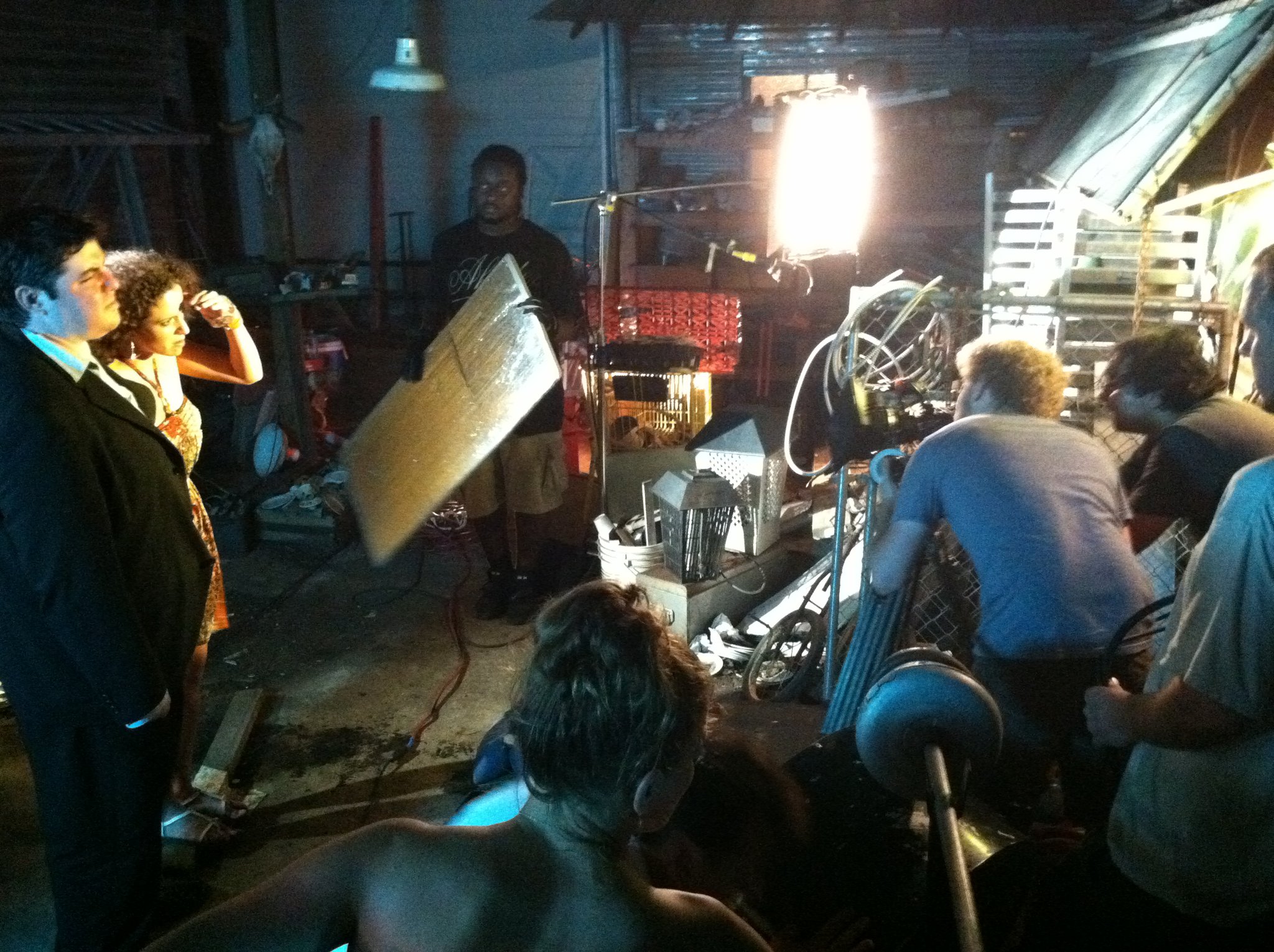 on set at The Pearl for 'Jack's Last Fandango'...New Orleans Bywater August 2011