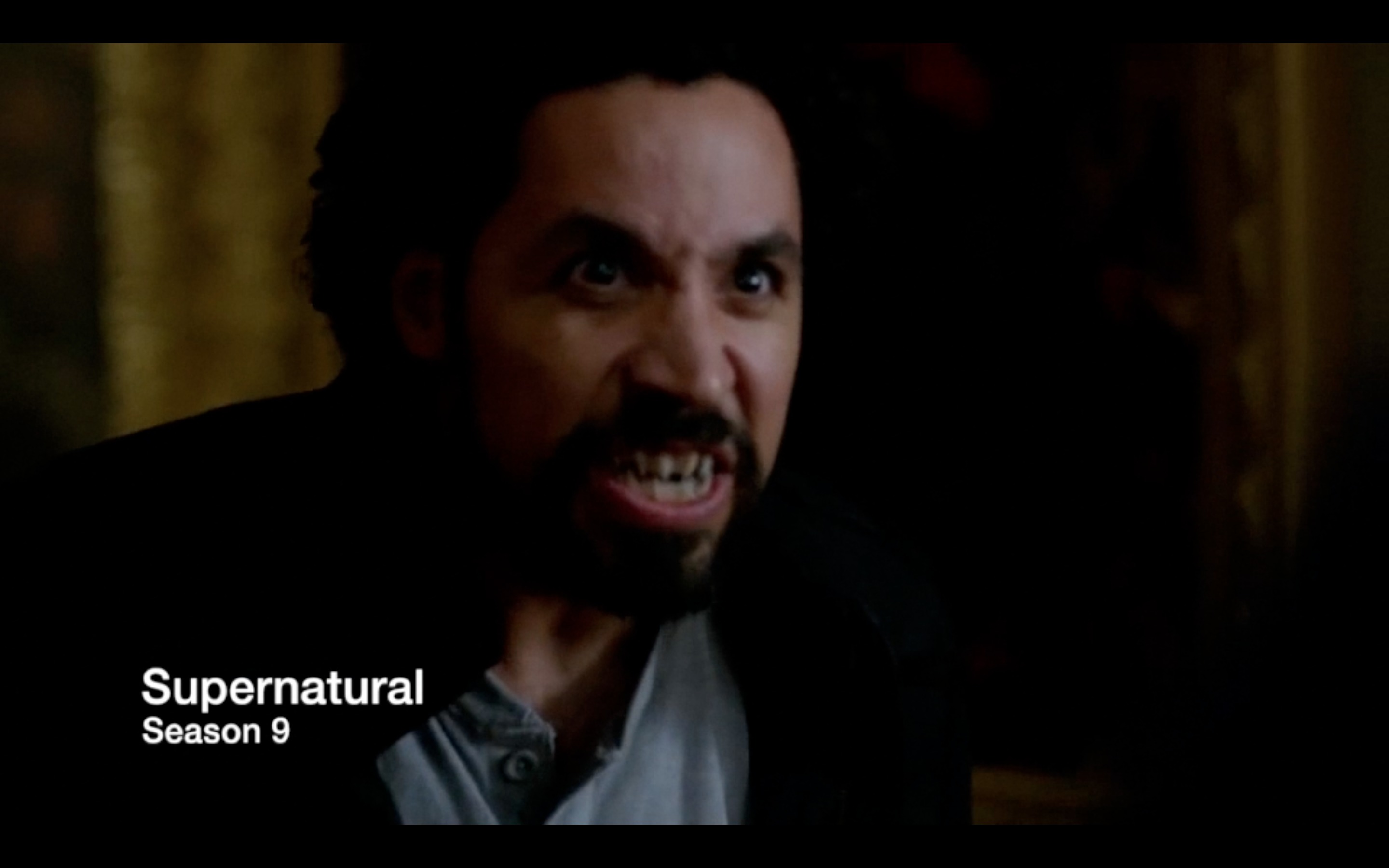 Chad as a Demon Vampire on Supernatural