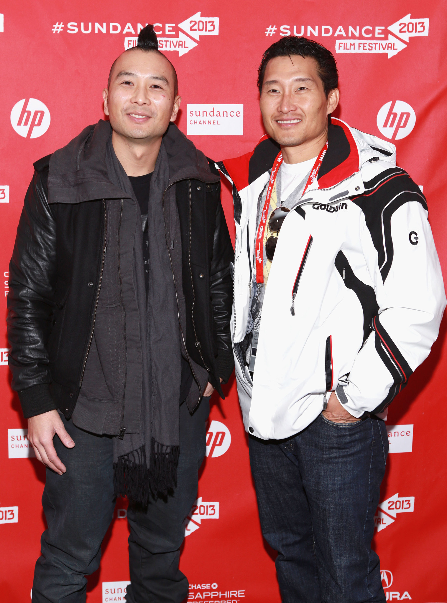 Daniel Dae Kim and Evan Leong at event of Linsanity (2013)