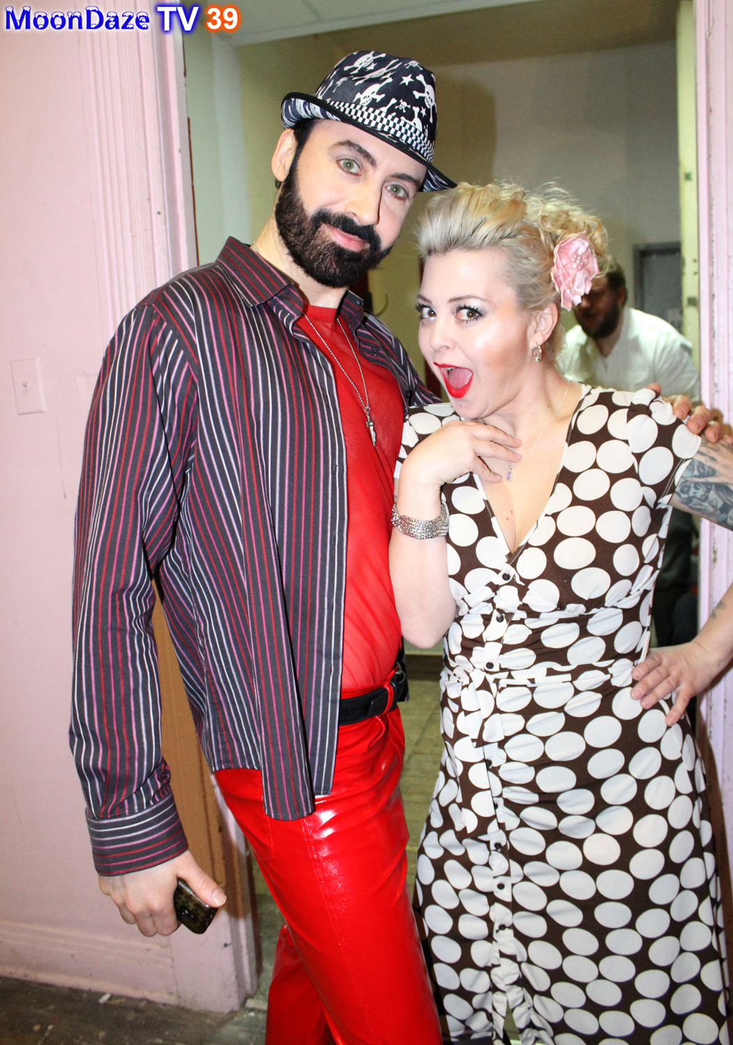 Breck Alec Stewart (Breck Stewart) and Kitty DeMure (Mz Kitty DeMure) in #MoonDazeTV 39 (in)Famous Women #RealityShow #Season03 #LifeIsGood