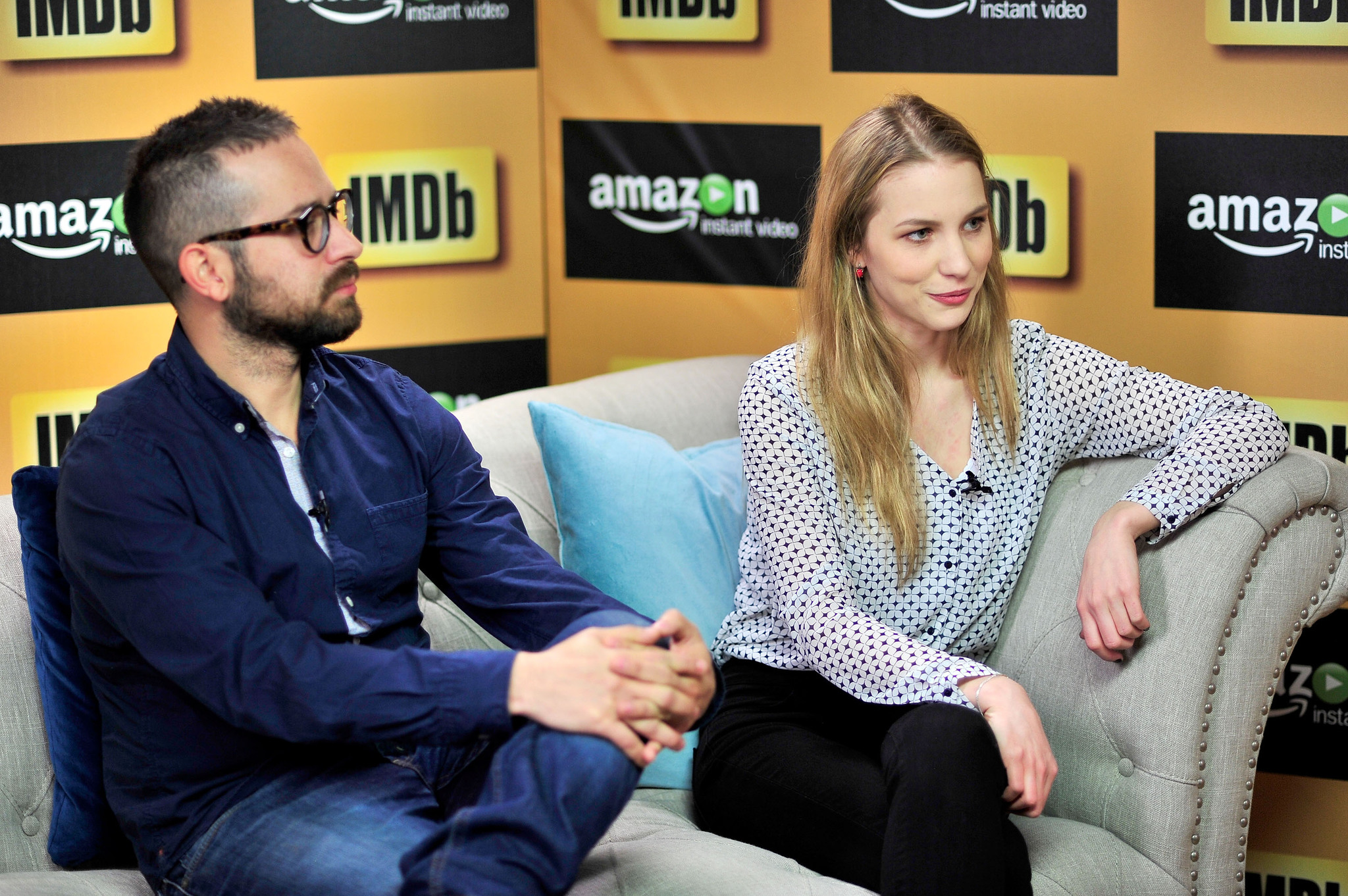 José Manuel Cravioto and Tina Ivlev at event of IMDb & AIV Studio at Sundance (2015)
