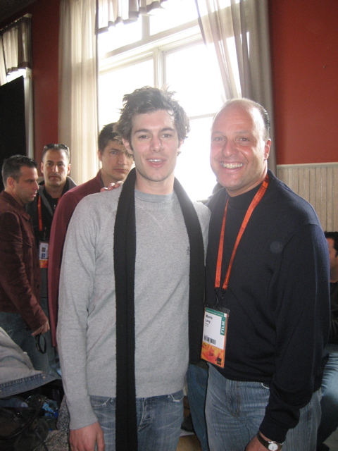 Producer Morris S. Levy and Adam Brody at the Sundance Film Festival for the premiere of 'The Ten', January 2007