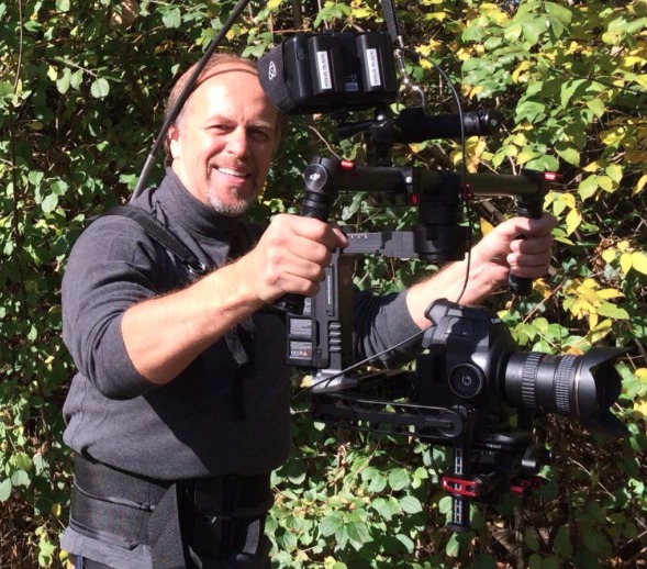 Frank Datzer - rigged with Ronin 3-axis gimbal and support vest