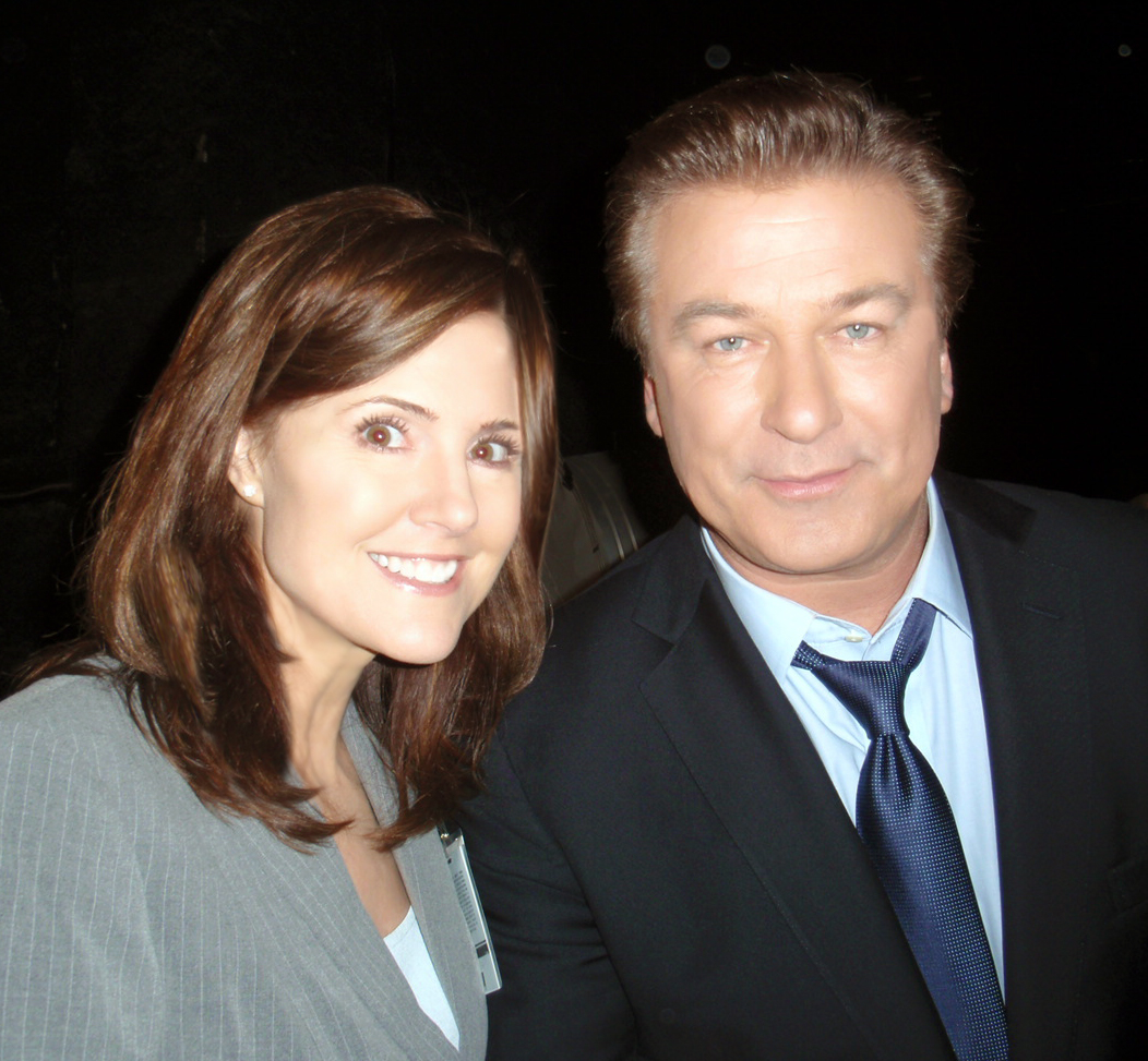 On the set of 30 ROCK with Alec Baldwin