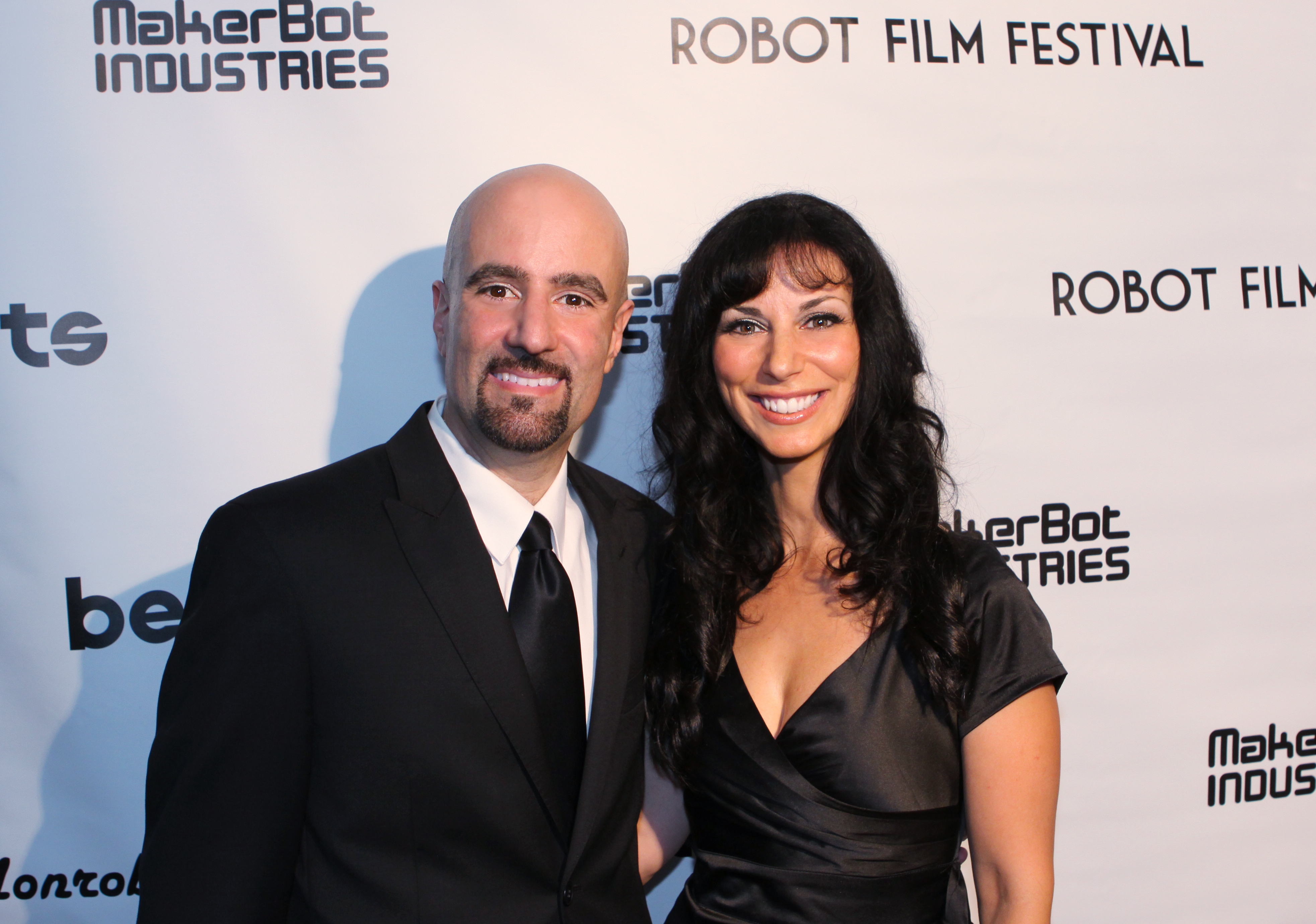 Director Daniel Azarian and Actress Tara Langella at the 2012 Robot Film Festival, NYC