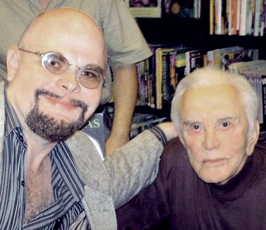 Thomas R. Bond II with friend Kirk Douglas 2008