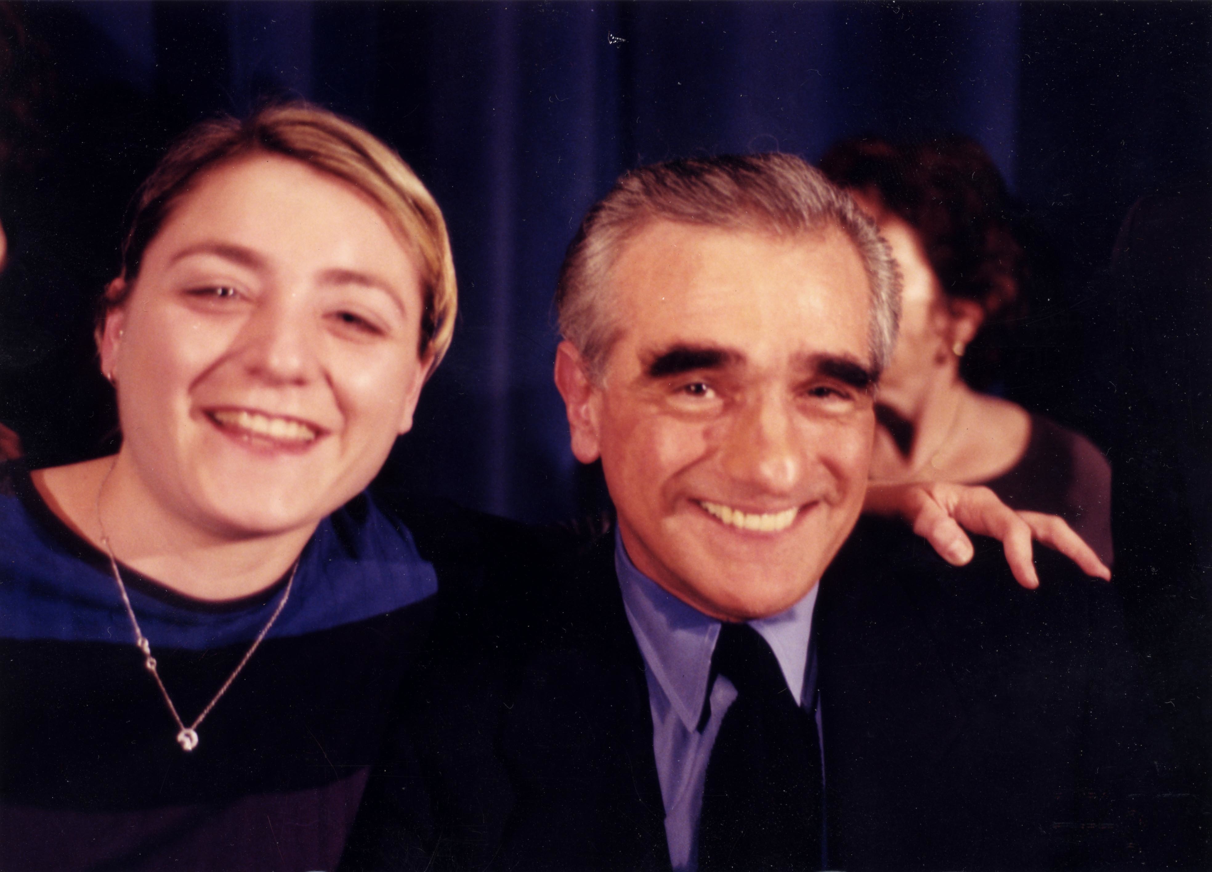 Martin Scorsese and Valentina Caniglia