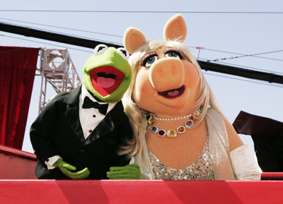 Kermit the Frog and Miss Piggy