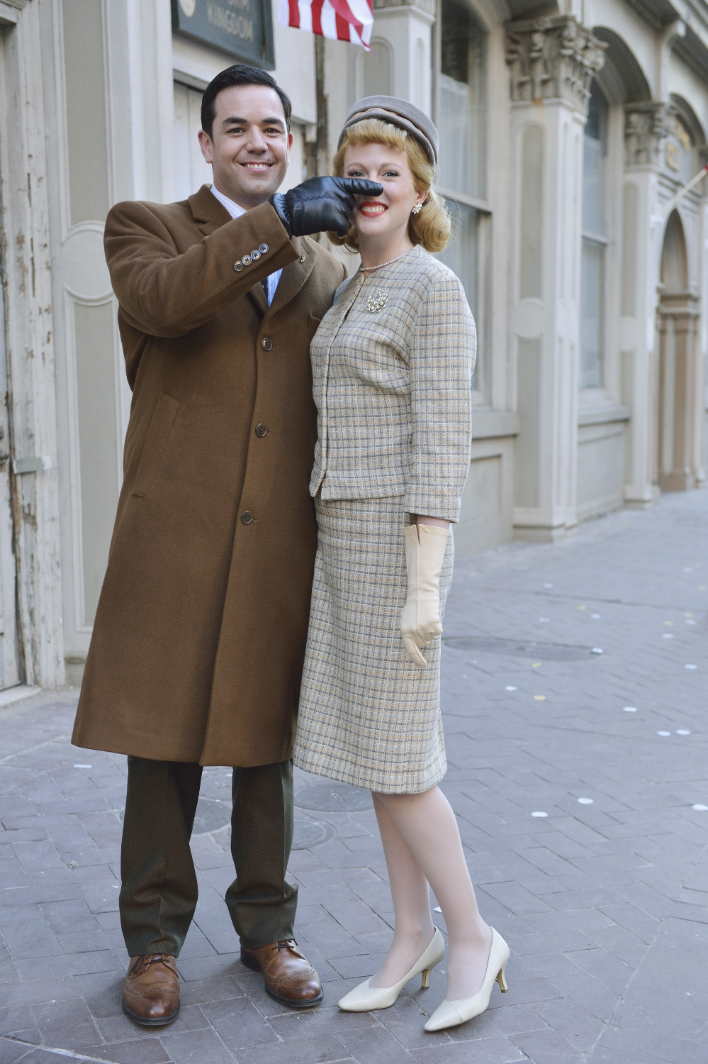 Still of Aaron McCusker and Zoe Boyle in The Astronaut Wives Club (2015)