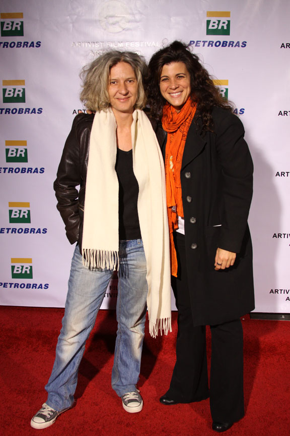 Nathalie Camidebach and Marie Roux at the 6th Artivists Film Festival December 5th, 2009