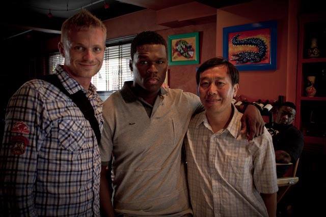 With Curtis and my WWL business partner Frank Yang.