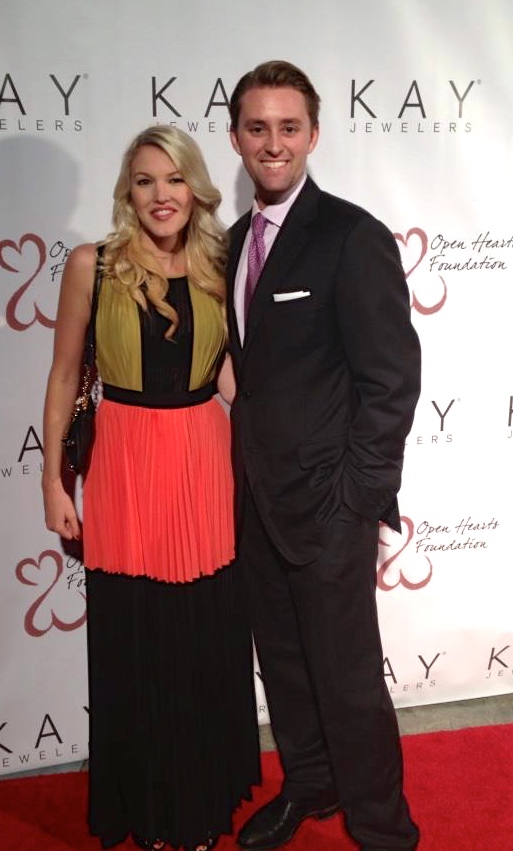 David Sheftell and Ashley Campbell at the 3rd Annual Kay Jewelers Open Heart Foundation Gala.