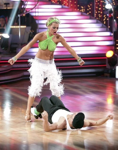 Still of Chelsea Kane and Mark Ballas in Dancing with the Stars (2005)