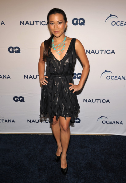 WEST HOLLYWOOD, CA - JUNE 08: Actress Angela Sun attends the 'GQ, Nautica, and Oceana World Oceans Day Party' at Sunset Tower on June 8, 2010 in West Hollywood, California.